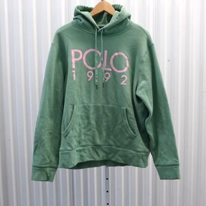 Polo Ralph Lauren Men's Size Large Fleece Graphic 1992 Montauk Hoodie